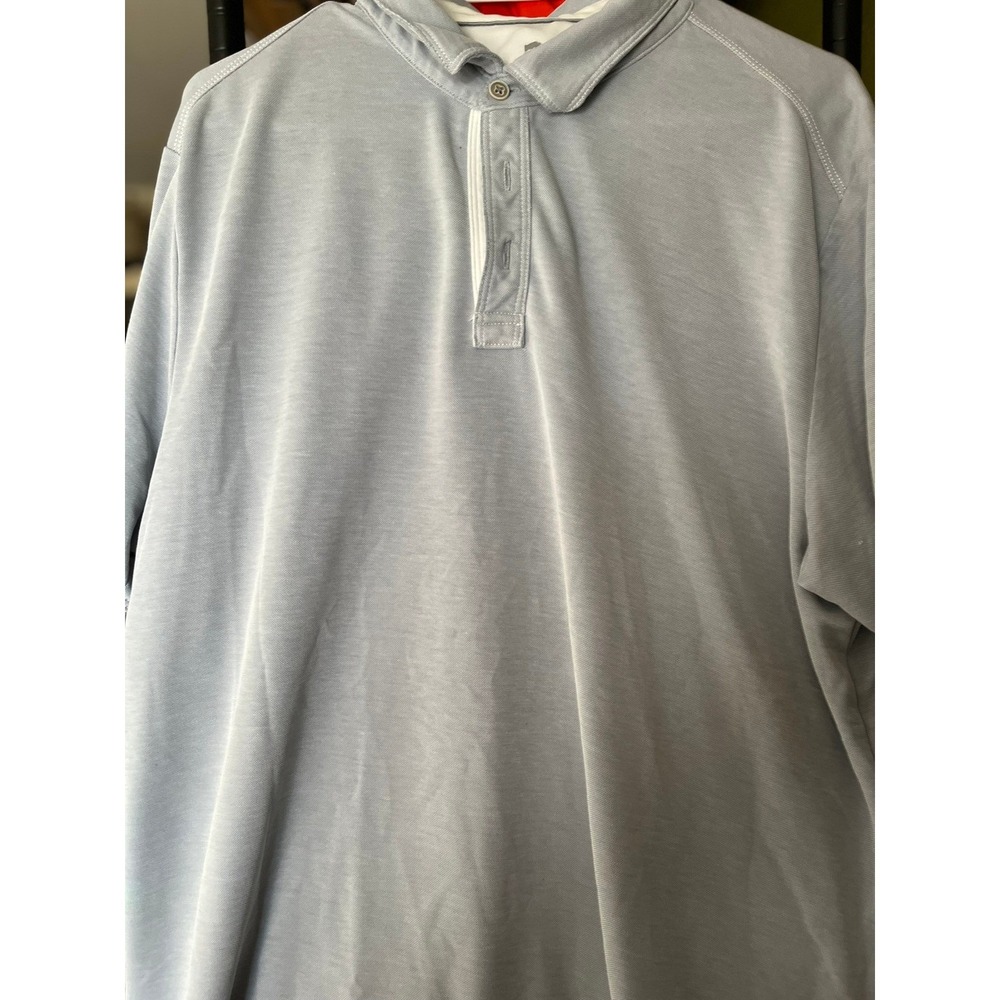 Tommy Bahama  Gray Polo Shirt‎ Mens Collared Short Sleeve